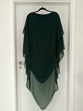 Green Chiffon Khimar 3 layers