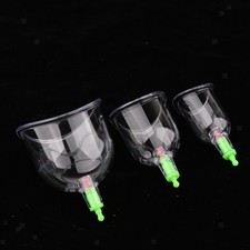 3x Vakuum Schröpfen Saugtherapiegerät Chinesischer Vakuumkörper