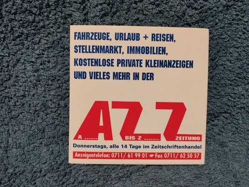 Azz zeitung aufkleber - azz,,