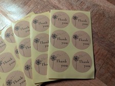 120 *Thank you* Aufkleber