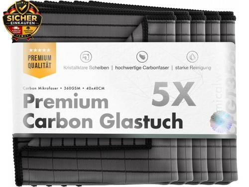Premium carbontücher 5er - ®, (5er