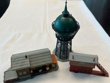 3 Bahngebäude N Faller 2117 Güterbhf Faller 2143 Wasserturm Arnold 6450 Stellw.