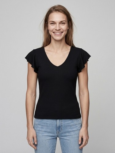 Hailys damen ripp shirt - damen, ripp-shirt