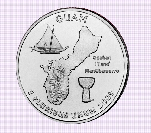 Quarter dollar cent guam - quarter,