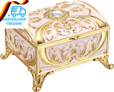 Sumtree Retro Schmuckschatulle Antik Klein Schmuckbox Vintage Schmuckkasten Mit 