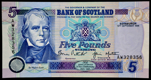 Bank scotland 1996 - bank, of