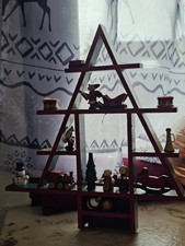 Vintage Holz Pyramide 27cm