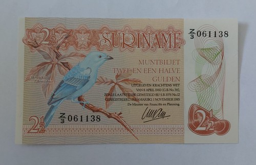 Banknoten suriname 2 5 - suriname, 2,5