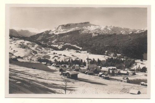 1930er riezlern mit - ak,