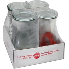 WECK Saftflasche 4er-Tray 1/4