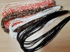 Collier mehrreihig *** Statement Boho Damen Modeschmuck  Perlenkette 51-58 cm