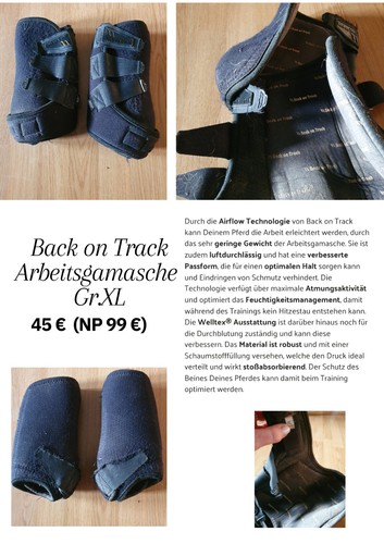 Back track arbeitsgamasche - on,