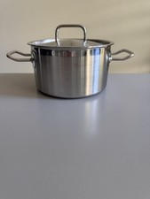 SCHULTE-UFER BRATEN KOCHTOPF AUS EDELSTAHL SILBER 18/10 TOPF+DECKEL 20CM 3,5l