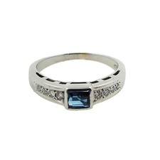 Ring 750 Gold 18 Kt Weißgold