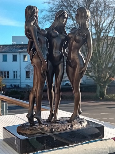 Bronzefigur akt frauen - bronzefigur,