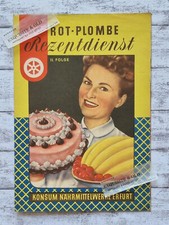 1954 Rot-Plombe Rotplome Rezeptdienst II. Folge Konsum Nährmittelwerke Küche alt