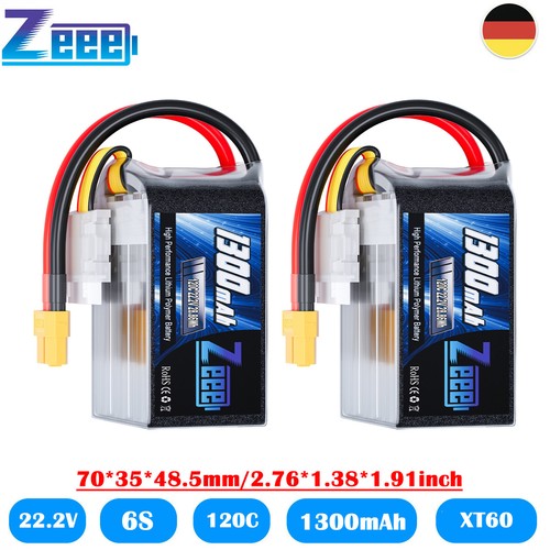 Zeee 1300mah lipo - 2x,
