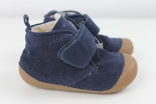 Neue gefütterte Lauflernschuhe Gr. 21 von Momino Ocra blau Halbschuhe Stiefel