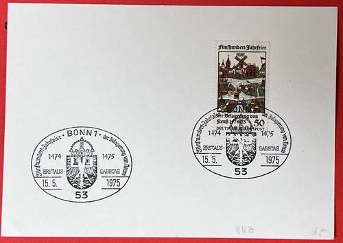 Ersttagsstempel brd 1975 - ersttagsstempel,