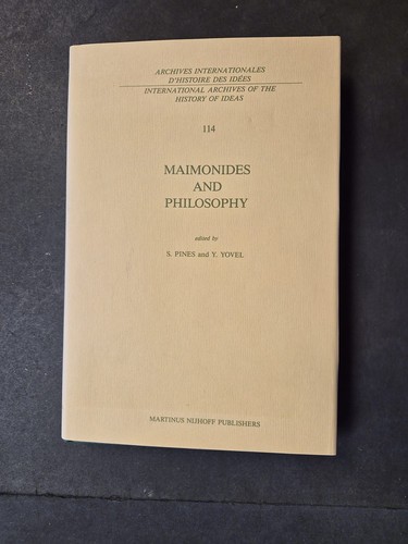 Maimonides and philosophy - and,