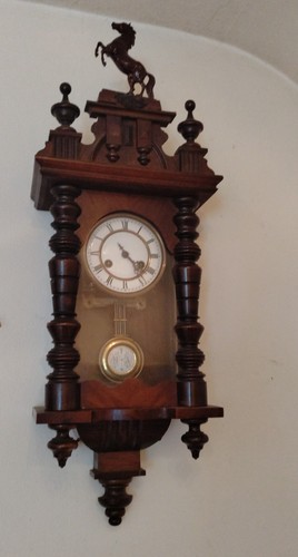 Wandpendeluhr aus holz - holz,