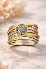 Effy Ring 925 Silber 14k Gold