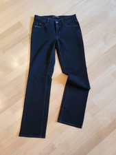 Cambio Jeans Damen, Nora Straight, Gr: 40, Schwarz Mit Dezenten Glitzerdetails