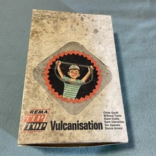 Rema TipTop Flickzeug Fahrrad Dose mit  Inhalt und Verkaufskarton  vintage