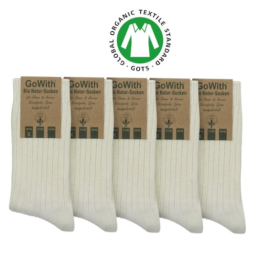 Paar bio baumwolle socken - 5,