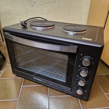 TZS First Austria - 30 Liter 3200 Watt Mini-Backofen mit Kochplatten und Krümel
