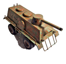 Panzer Fahrzeug Blech Eigenbau