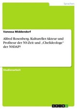 Alfred Rosenberg. Kultureller