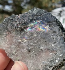 Bergkristall mit Regenbogen