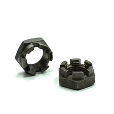 Kronenmutter Splintmutter Sicherungsmutter Stahl blank DIN 937 M6-M30 Splint b