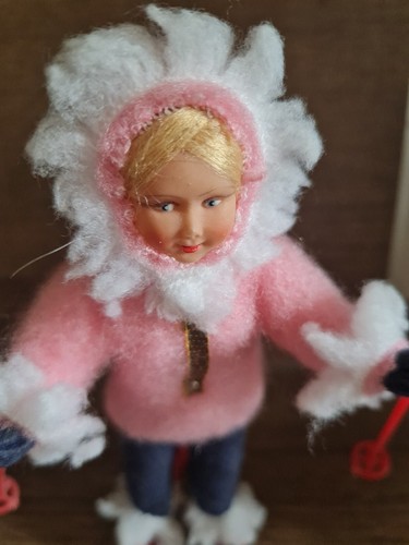 Ddr puppe mädchen auf - auf, ski