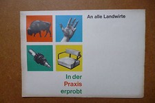 Original Prospekt   JOHN DEERE-LANZ    Typ 300 + 500 / Schlepper