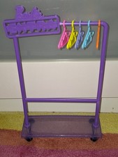 ?BARBIE MATTEL EXTRA kleiderständer zubehör 5 kleiderbügel?