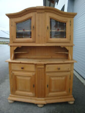 Hochw. massiv Fichte Buffet Kommode Wandschrank Küchenschrank Vitrinenschrank
