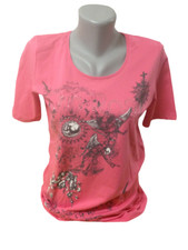 Damen Oberteil Shirt T-Shirt mit tollem Motiv und Strass Gr. S von Lea H.