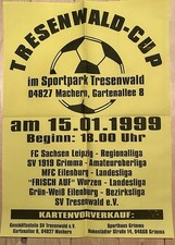 Plakat 1999 TU FC Sachsen