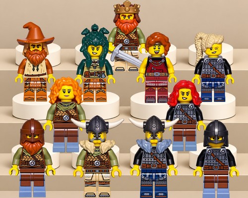 Lego figuren könig wikinger - figuren,