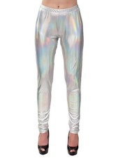 Kostüm Space Leggings silber