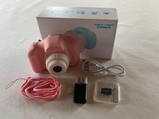 Kinderkamera HD Digitalkamera 32GB Fotoapparat-Spielzeug & Schutzhülle mit Gurt