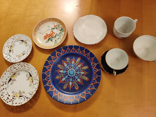 DDR Porzellan - 3 Tassen und 6