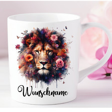 Personalisierte Tasse Löwe