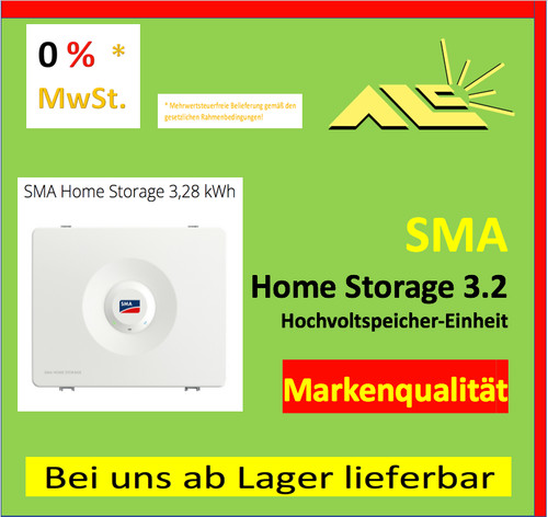 Sma speicher hochvolt - speicher, home