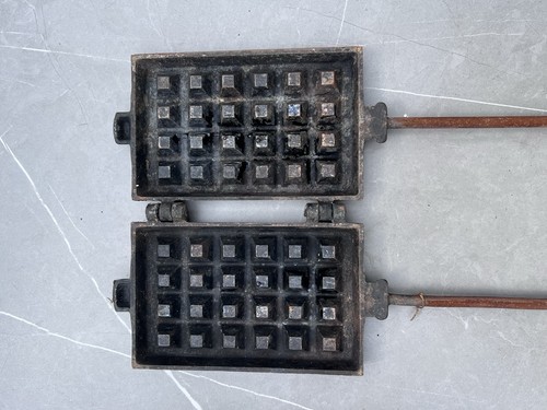 Altes gusseisen waffeleisen - altes, gusseisen-waffeleisen