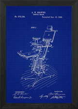 1896 Zahnarztstuhl Patent