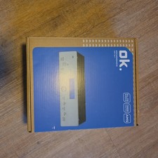 OK. OKR 120 Küchenradio, FM, FM, Silber NEU + OVP