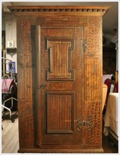 Barock bemalter Bauern Schrank